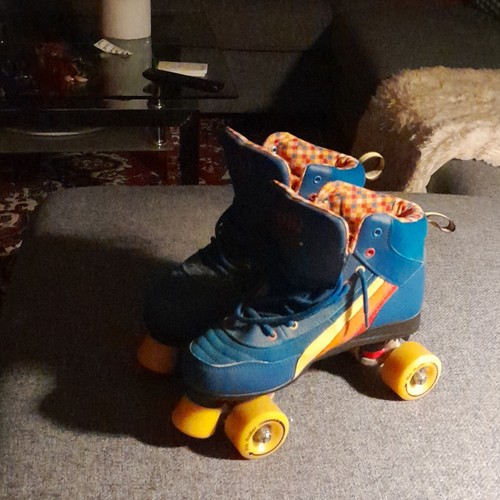 Rollschuhe quad skates blau - quad,
