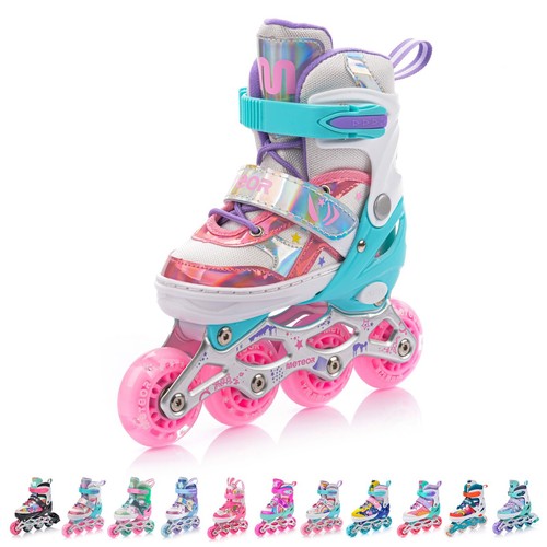 Led 4in1 inline skates kinder - inline,