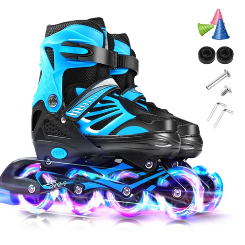 Beleuchtete inlineskates mit - beleuchtete,